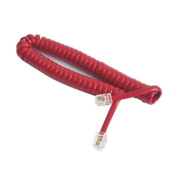 Vcom CT044C-R Spiral Kırmızı Ahize Kordonu