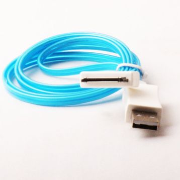 Vcom CU272FS Iphone 4 1mt Mavi Ledli Kablo