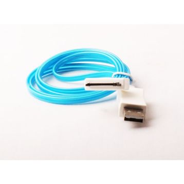 Vcom CU272FS Iphone 4 1mt Mavi Ledli Kablo