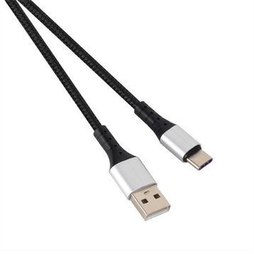 Vcom CU278 Siyah Type-C 3A Şarj Kablosu