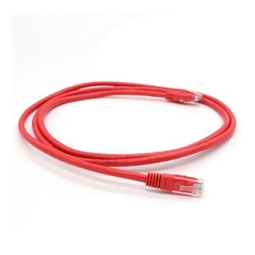 Vcom NP611B-R-1.0 Cat6 1.0MT Kırmızı Utp Patch Kablo