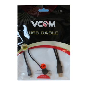 Vcom USB 2.0 to USB 5pin Mini 0.3m USB Çevirici
