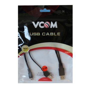 Vcom USB 2.0 to USB 5pin Mini 0.3m USB Çevirici