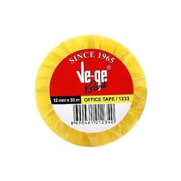 Ve-Ge 12x33 6 lı Sarı Şerit Selefon Bant