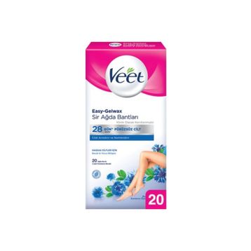 Veet 20'li 2 Adet (Hassas Ciltler İçin) Sir Ağda Bantları