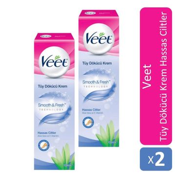 Veet 2x100 ml Hassas Ciltler İçin Tüy Dökücü Krem