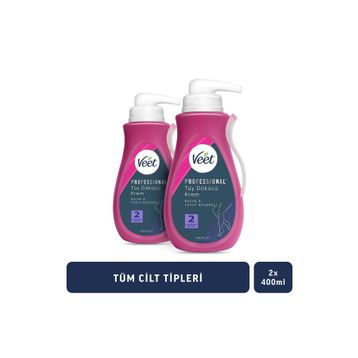 Veet 2x400 ml Professional Tüy Dökücü Krem