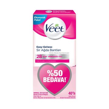 Veet 40'lı Normal Ciltler İçin Ağda Bandı