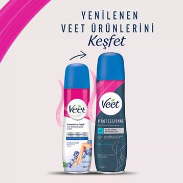 Veet Hassas 150x4 600 ml Tüy Dökücü Sprey Kremi