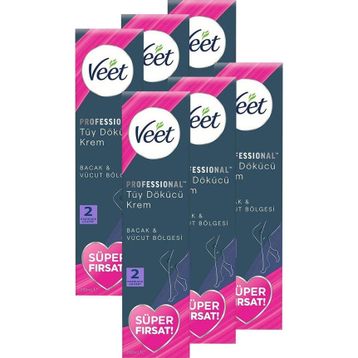 Veet Professional Promo Tüm Ciltler 6x200 ml Tüy Dökücü Krem
