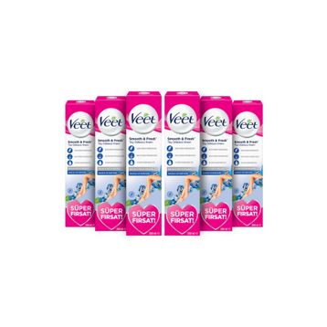 Veet Professional Promo Tüm Ciltler 6x200 ml Tüy Dökücü Krem