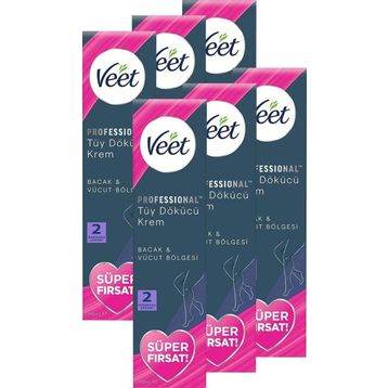 Veet Professional Promo Tüm Ciltler 6x200 ml Tüy Dökücü Krem