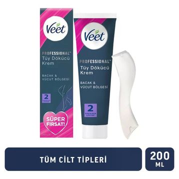 Veet Professional Süper Fırsat Paketi 3 x 200 ml Tüy Dökücü Krem