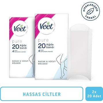 Veet Pure 40 Adet Ağda Bandı
