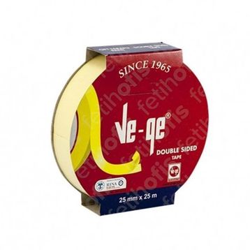 Vege 25 mm 25 m Çift Taraflı Bant