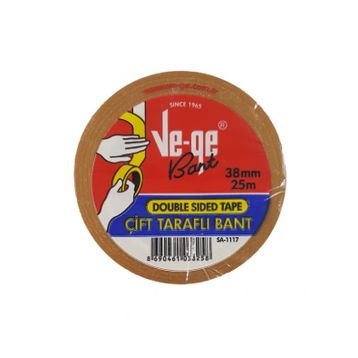 Vege 38 mm 25 m Çift Taraflı Bant