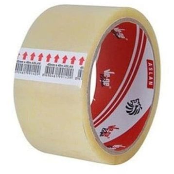 Vege Aslan 80 mm x 66 mt Şeffaf Halı Bandı