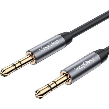 Veggieg 10 mt Hi-Fi TRS 3.5 mm AUX Ses Kablosu