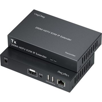 Veggieg 200 mt 1080P Full HD 60 Hz HDMI KVM IP Extender Cat5E ve 6 HDMI Menzil Genişletici Uzatıcı