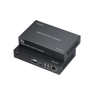 Veggieg 200 mt 1080P Full HD 60 Hz HDMI KVM IP Extender Cat5E ve 6 HDMI Menzil Genişletici Uzatıcı