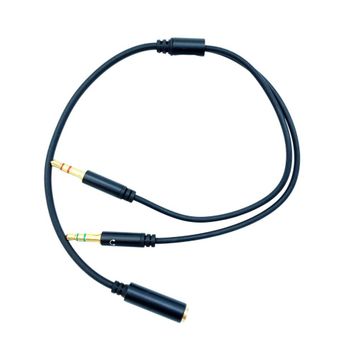 Veggieg 3.5 mm Kulaklık ve Mikrofon Ayırıcı Y Kablo