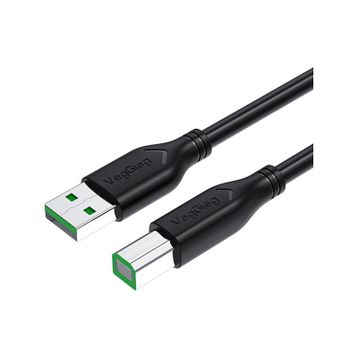 Veggieg 3 mt Siyah USB B Printer Tarayıcı Yazıcı Data Kablosu