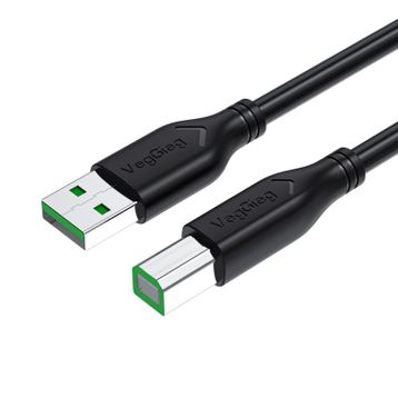 Veggieg 3 mt Siyah USB B Printer Tarayıcı Yazıcı Data Kablosu