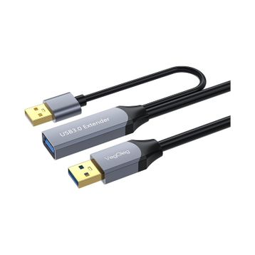 Veggieg 30 mt Sinyal Güçlendirici Extender Destekli USB-A USB 3.0 Uzatıcı Kablo