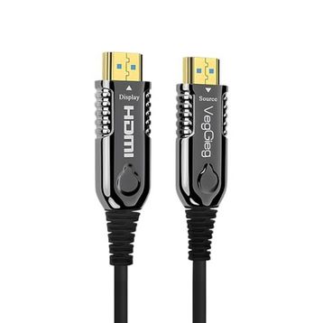 Veggieg 4K 60 Hz 18 GBPS HDR ARC HDCP Fiber Optik 2.0 30 mt HDMI Kablo