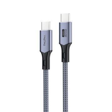 Veggieg 5 mt 100W 5A USB3.2 GeN2 20 GBPS 8K 60 Hz Type-C Hızlı Şarj Görüntü ve Data Kablosu