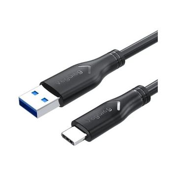 Veggieg 50 cm USB 3.0 to Type-C 60W 10 GBPS Data ve Şarj Kablosu