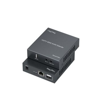 Veggieg 60 mt 1080P Full HD 60 Hz HDMI KVM Extender Cat5E/6 HDMI Menzil Genişletici Uzatıcı