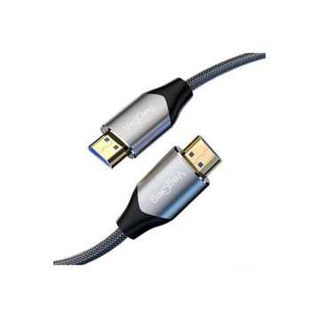 Veggieg 8K 60 Hz 4K 120 Hz 48 GBPS HDR ARC HDCP Örgülü 2.1 2 mt HDMI Kablo