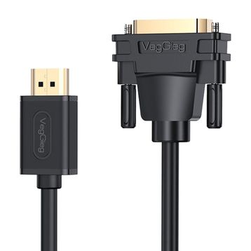 Veggieg DVI 24+1 to HDMI 2K 1 mt Dönüştürücü Monitör HDMI Kablo
