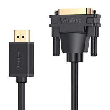 Veggieg DVI 24+1 to HDMI 2K 1 mt Dönüştürücü Monitör HDMI Kablo