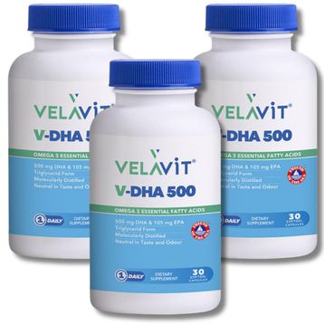 Velavit V-DHA 500 3x30 Kapsül