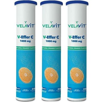 Velavit V-Effer C 1000 mg 20 Efervesan Tablet