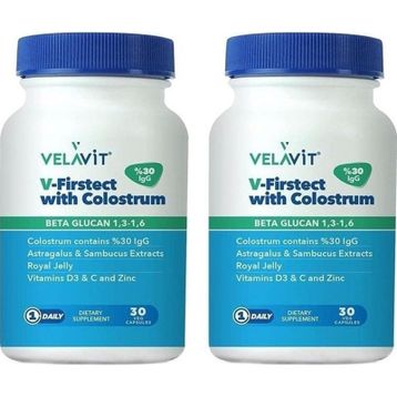 Velavit V-Firstect with Colostrum 30 Kapsül
