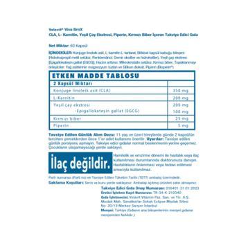 Velavit Viva Ceramide Ceramosides 30 Kapsül