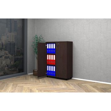 Vena TDLWENGE115 80x35x115 cm Wenge Tam Kapak Dolap