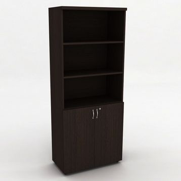 Vena Yarım Kapaklı 185 cm Wenge Dosya Dolabı