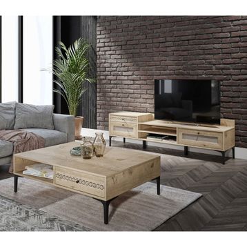 Venatto Trio Meşe Orta Sehpa