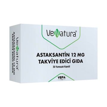 Venatura Astaksantin 12 mg 30 Yumuşak Kapsül