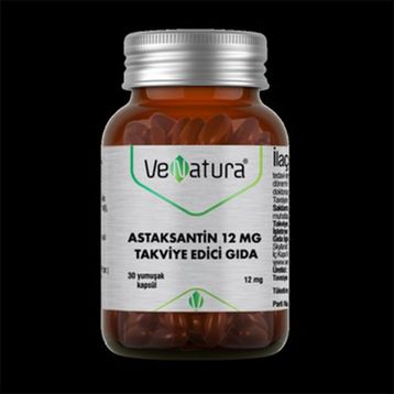 Venatura Astaksantin 12 mg 30 Yumuşak Kapsül