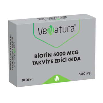 Venatura Biotin 5000 mcg 30 Tablet