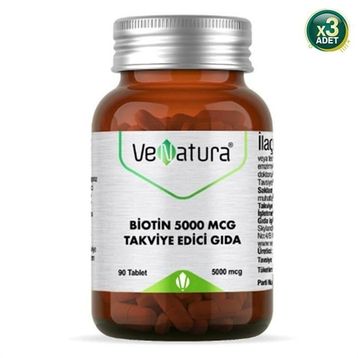 Venatura Biotin 5000 mcg 3x90 Tablet