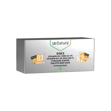Venatura D3K2 Vitamin 60 Kapsül