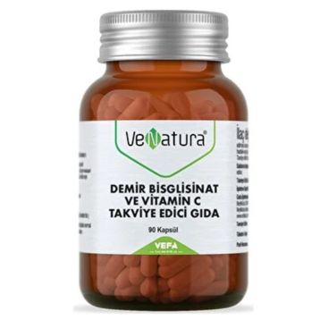 Venatura Demir Bisglisinat Ester Vitamin C 90 Kapsül