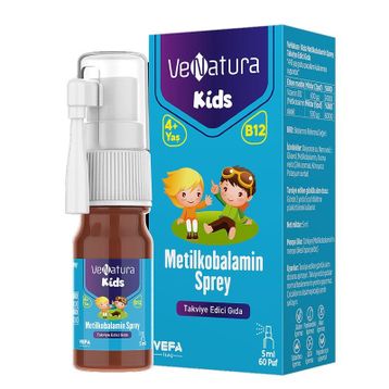 Venatura Kids B12 Metilkobalamin 2x5 ml Sprey