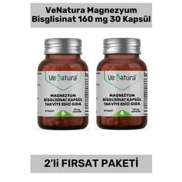 Venatura Magnezyum Bisglisinat 160 mg 30 Kapsül